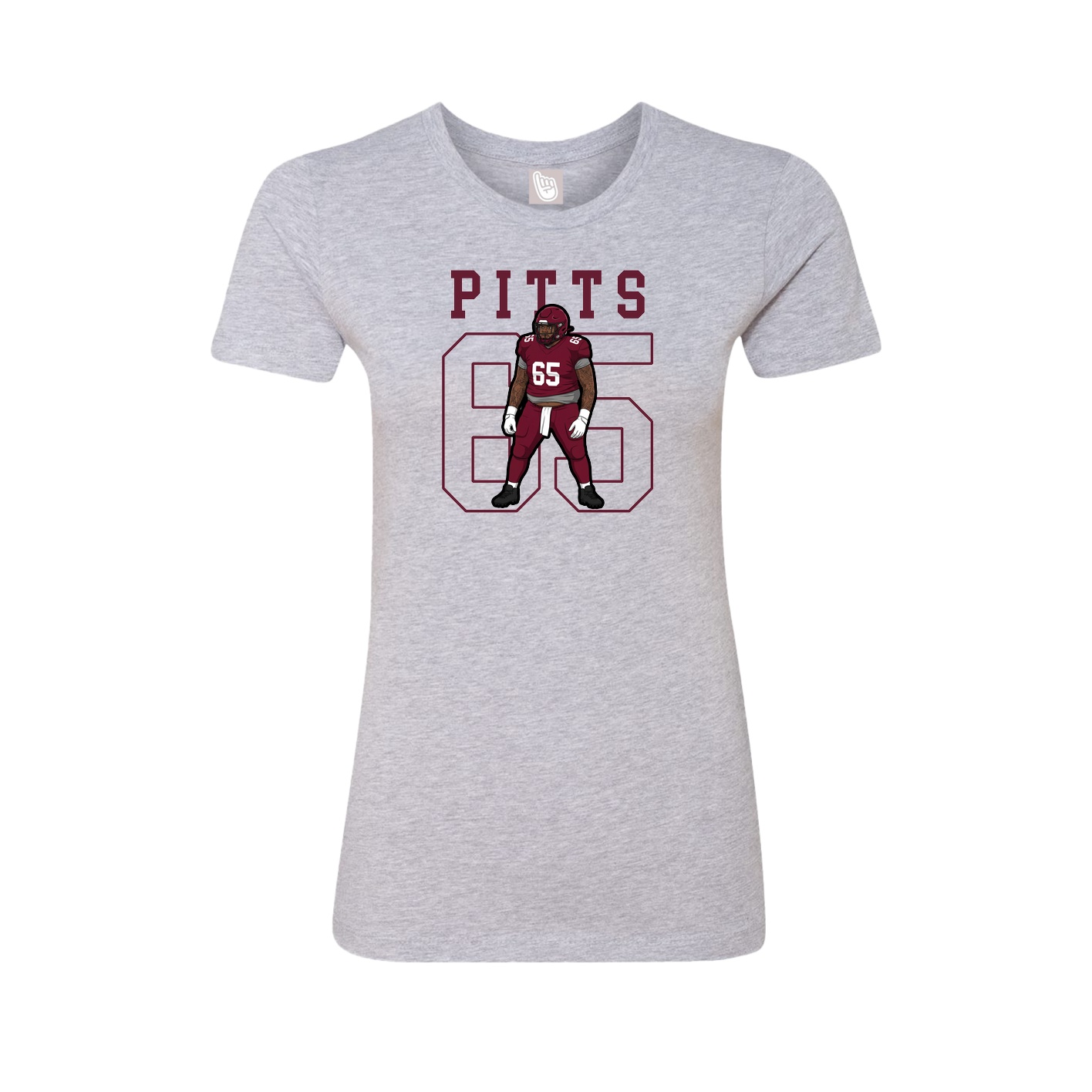 Fitted Women's Tee — Shirsey in Grey