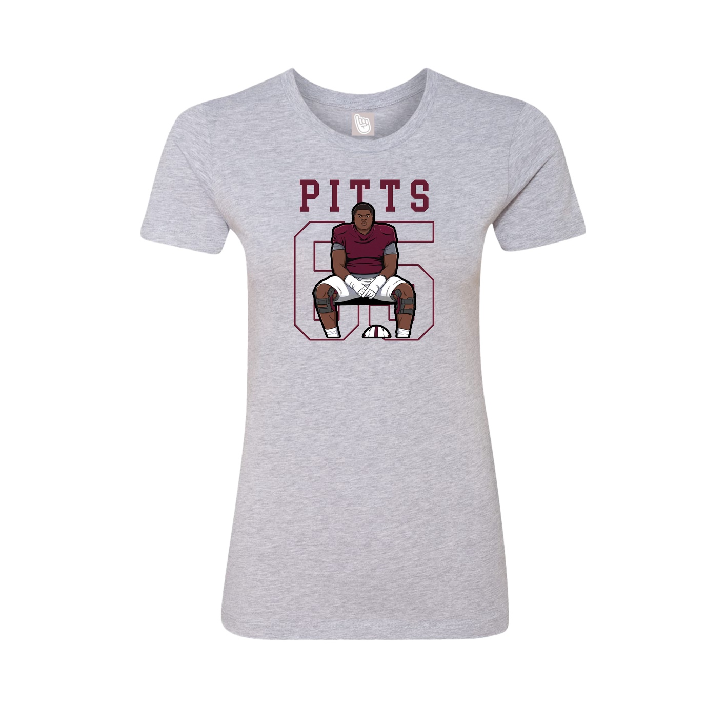 Fitted Women's Tee — Shirsey in Grey