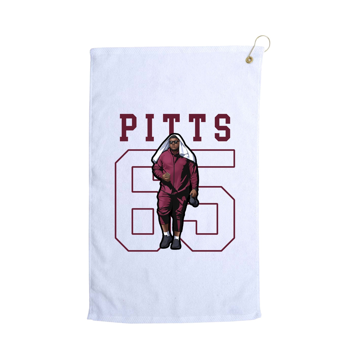 Golf Towel — Shirsey in White
