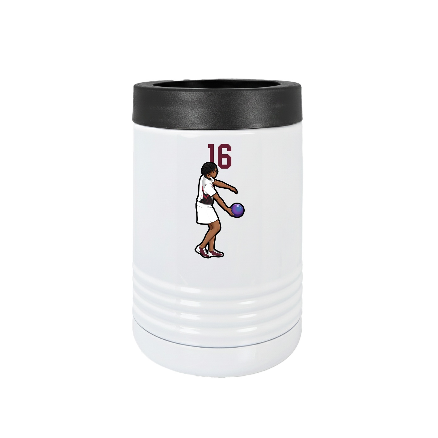 Beverage Holder — Number Top in White