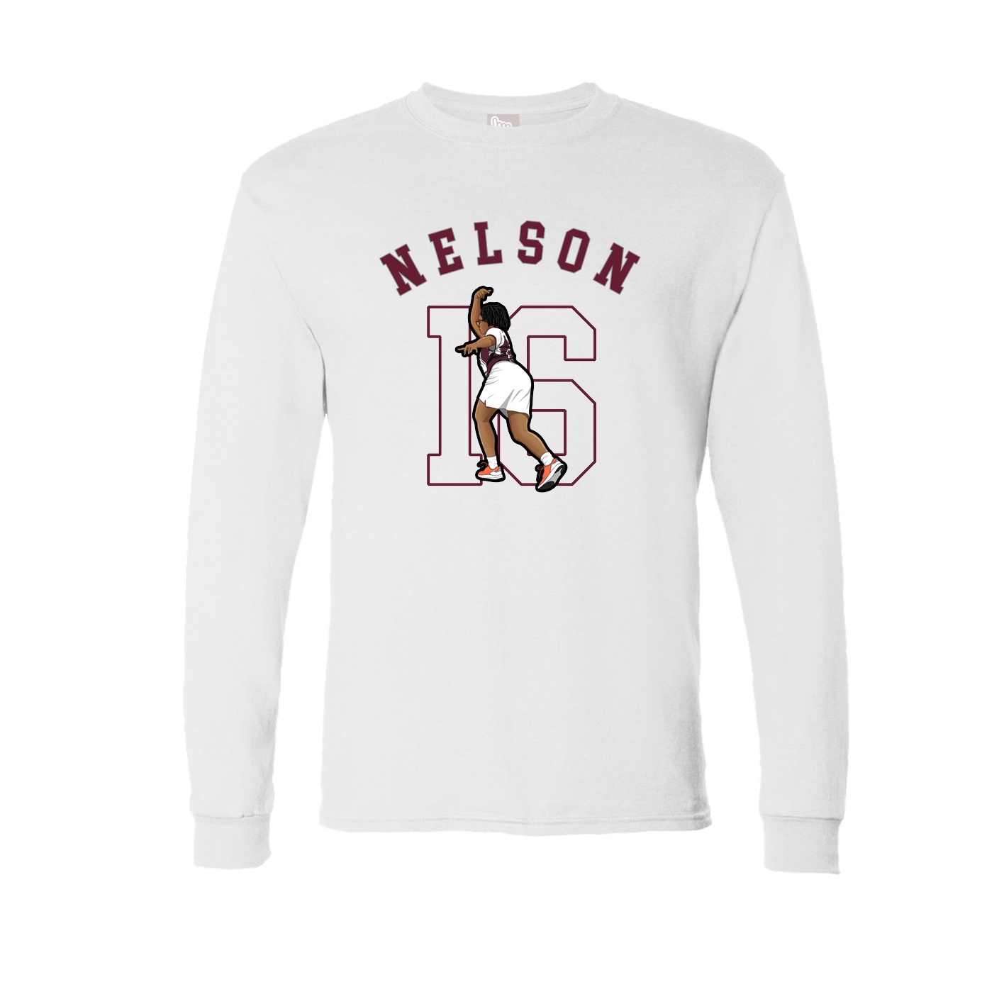 Long Sleeve Tee — Shirsey Arch in White