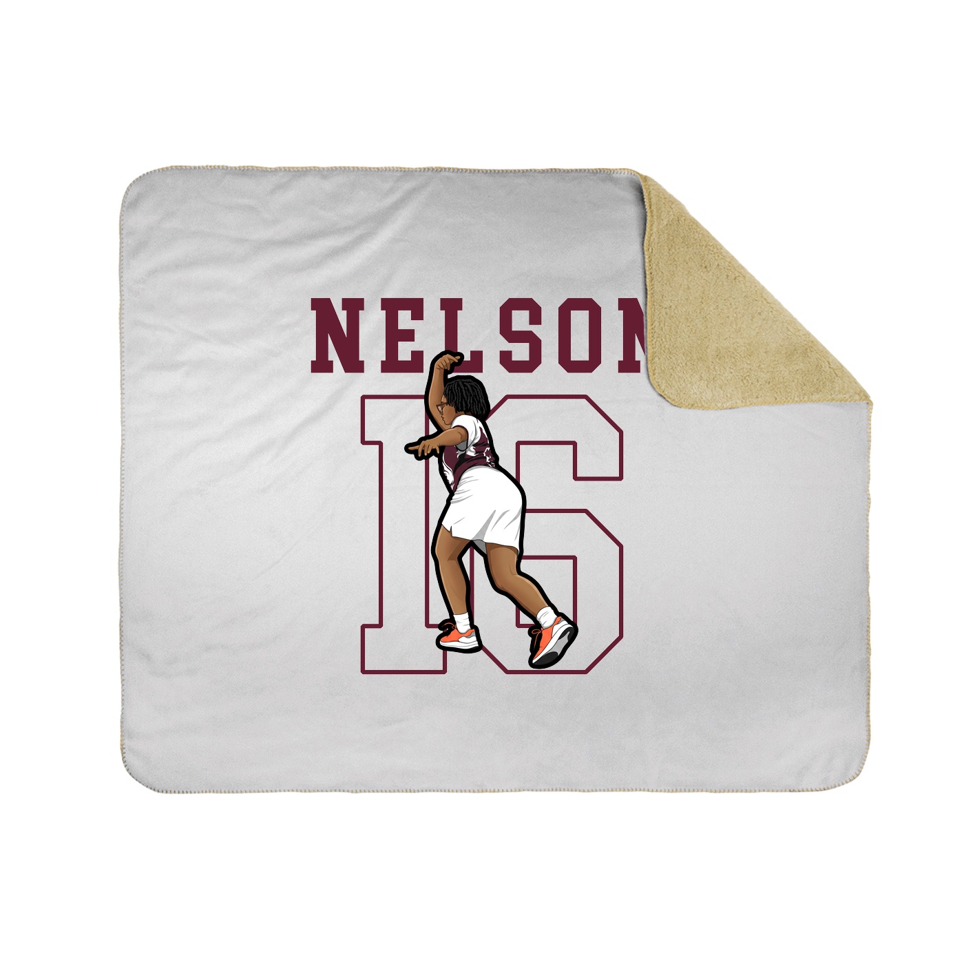 50x60 Sherpa Lined Throw Blanket