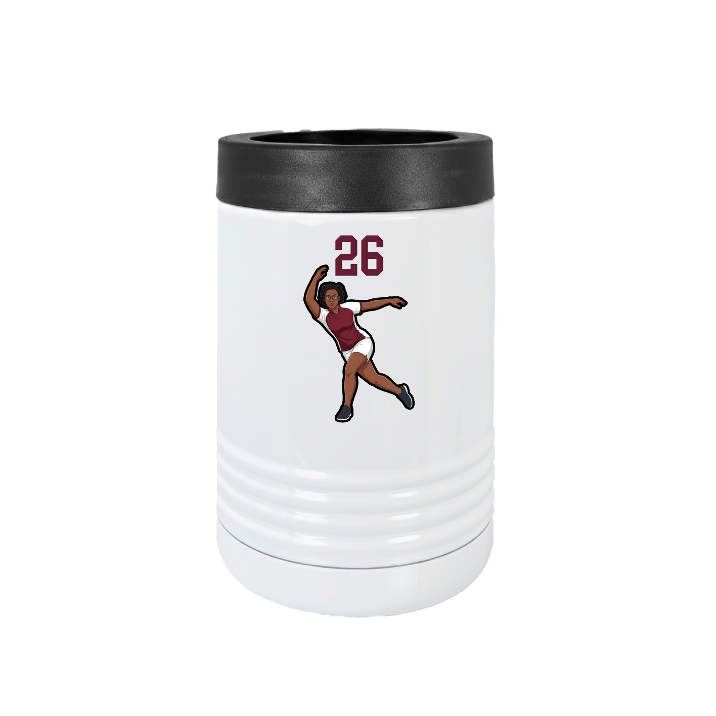 Beverage Holder — Number Top in White