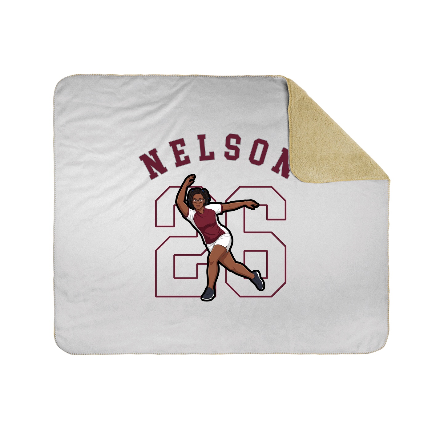 Throw Blanket — Shirsey Arch in White