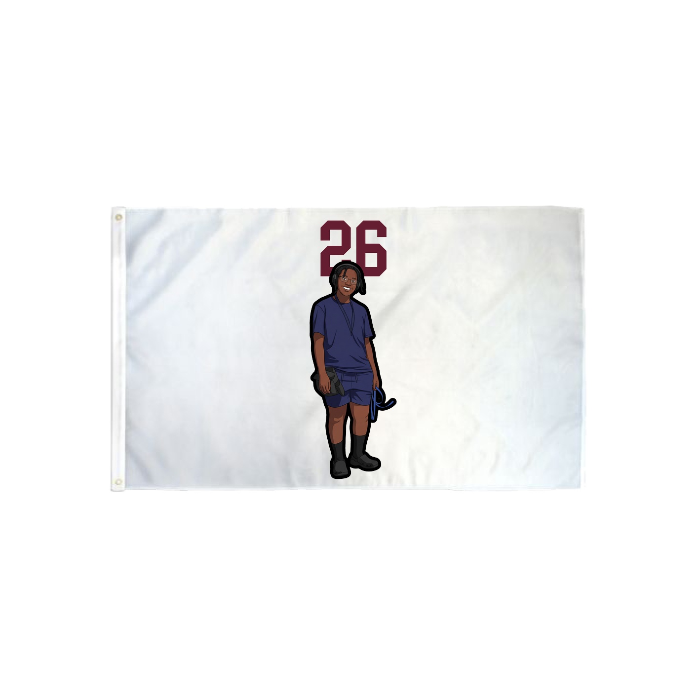 3x5 Flag — Number Top in Classic