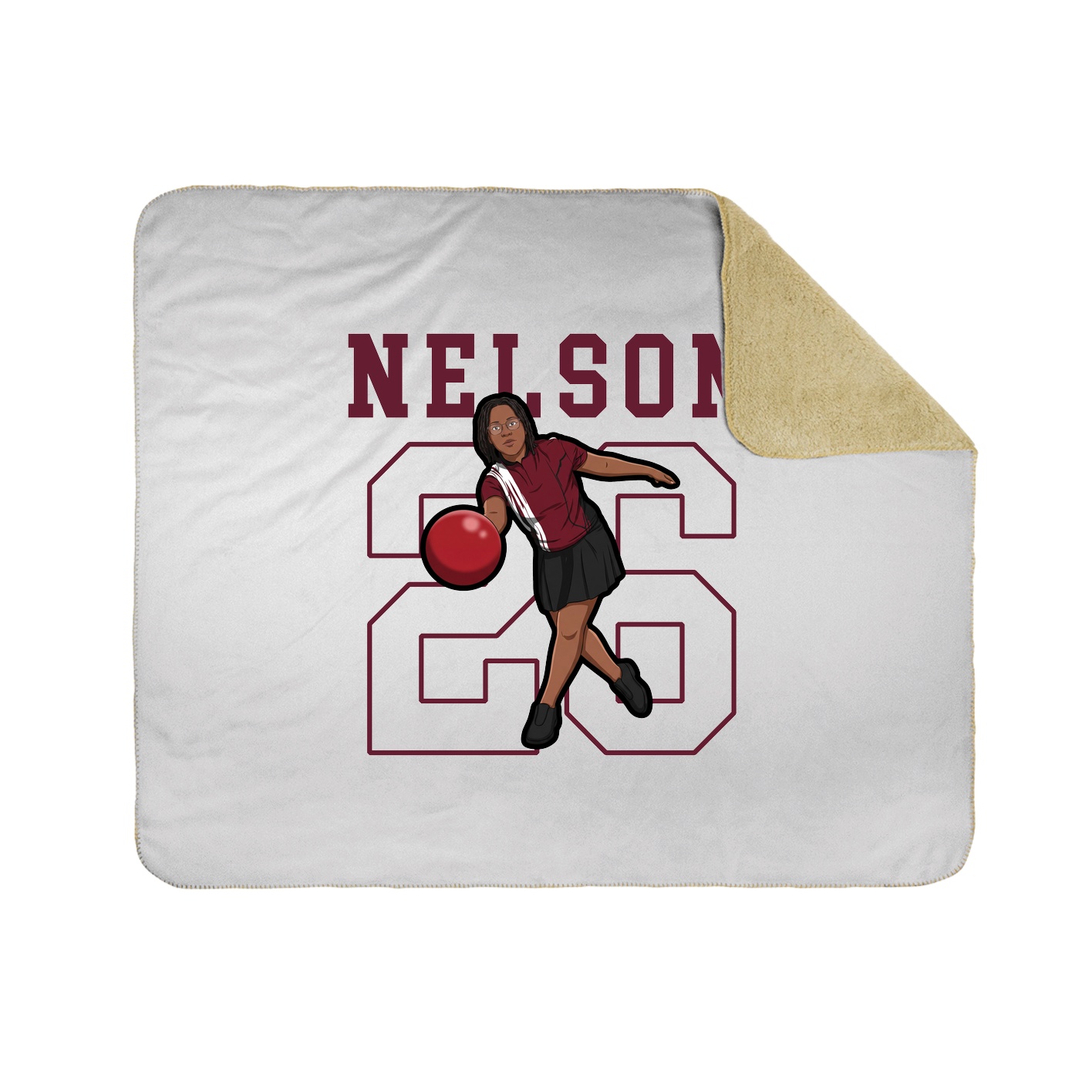 Throw Blanket — Shirsey in White