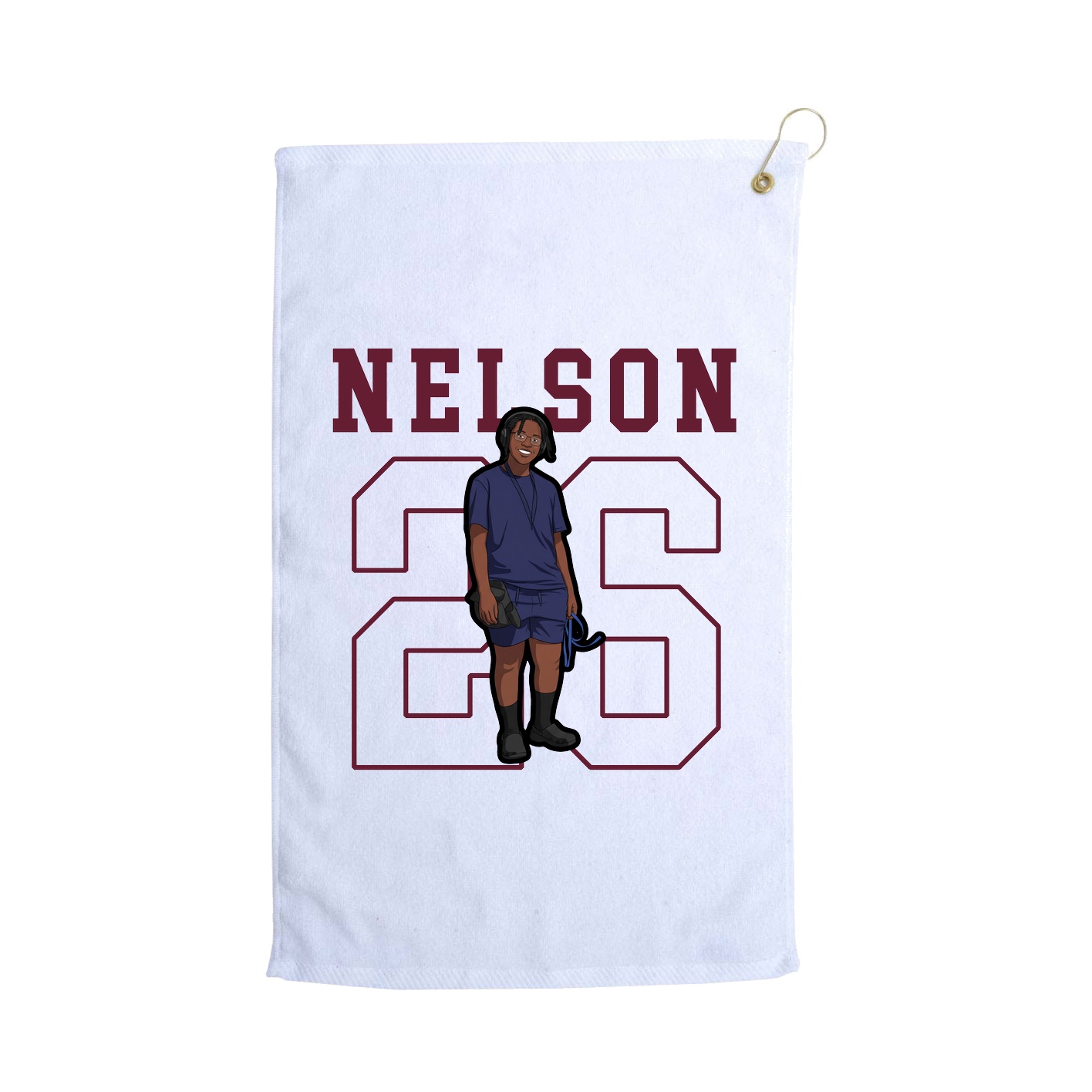 Golf Towel — Shirsey in White