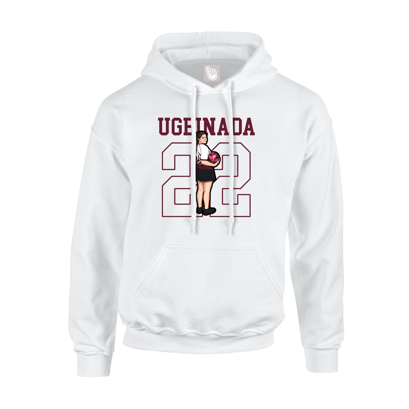 Youth Hoodie — Shirsey in White