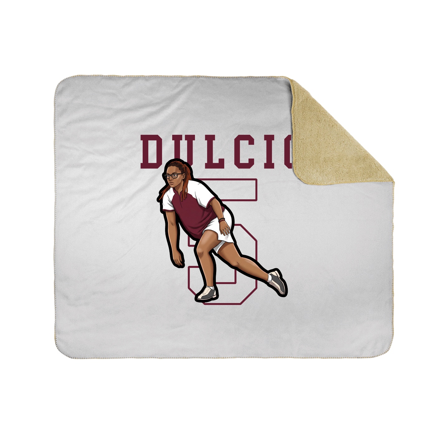 Throw Blanket — Shirsey in White