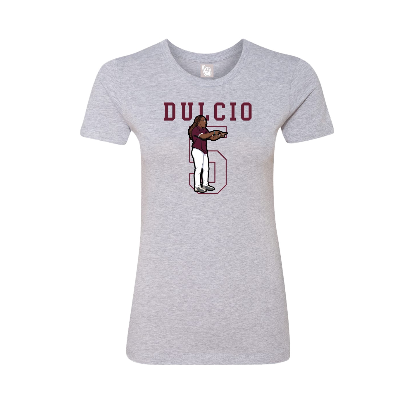 Fitted Women's Tee — Shirsey in Grey