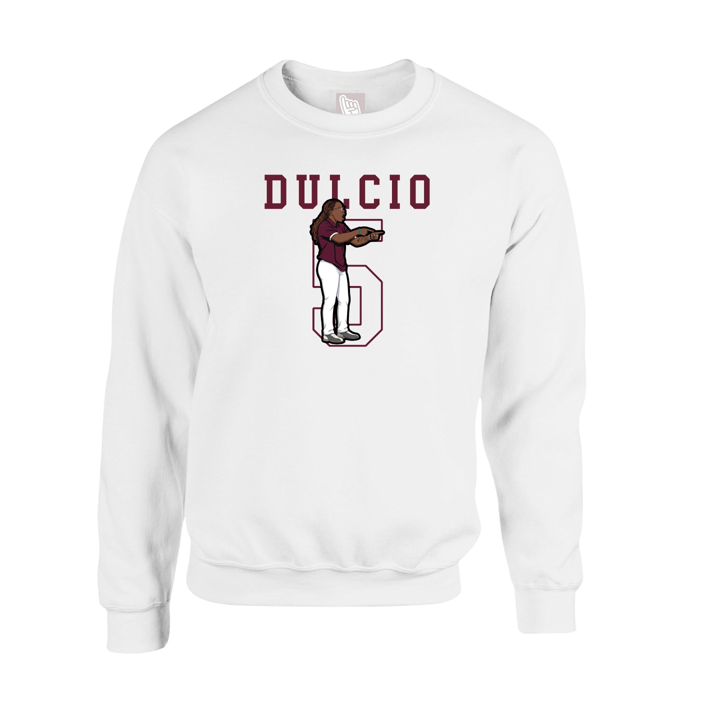 Fleece Crew — Shirsey in White
