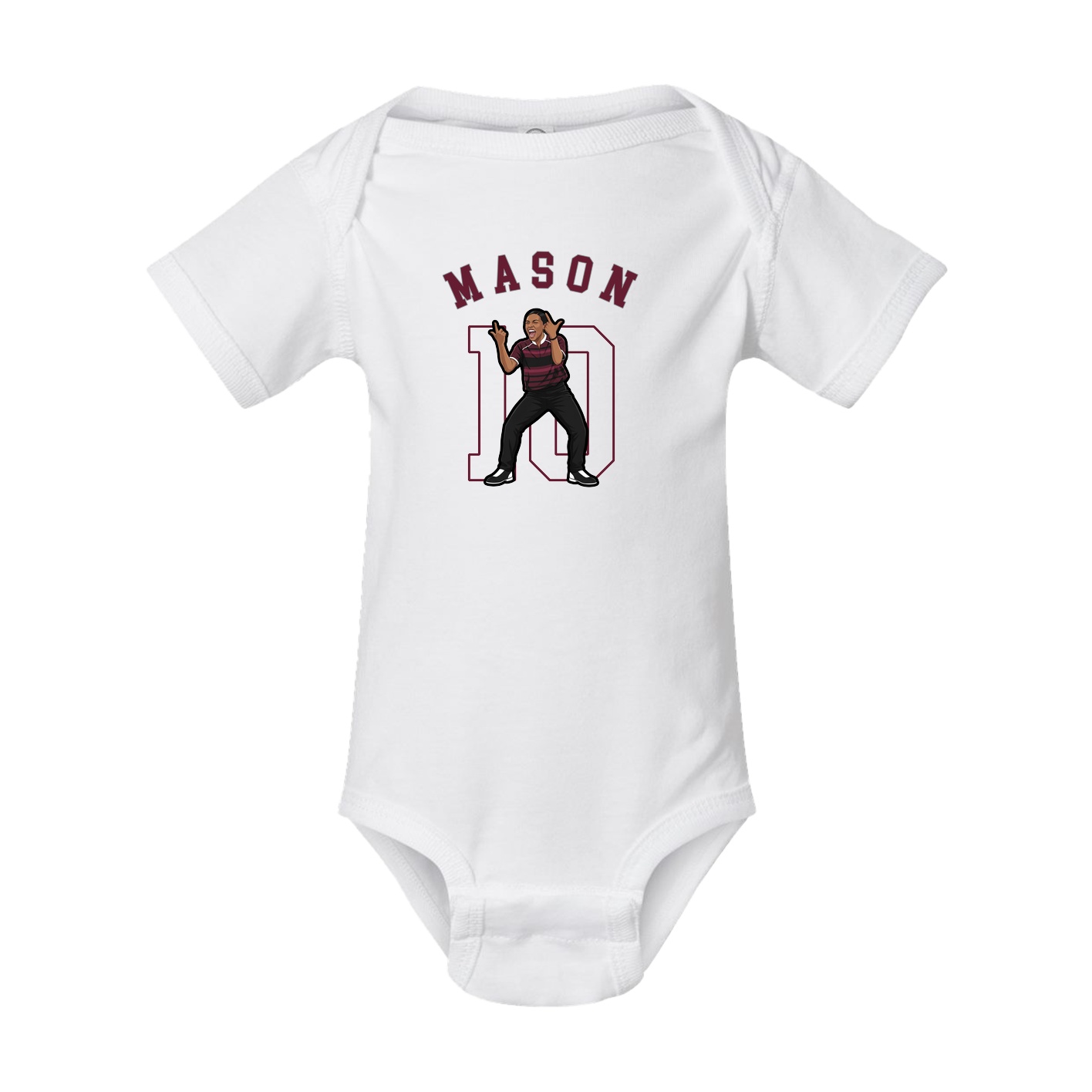 Baby Onesie — Shirsey Arch in White