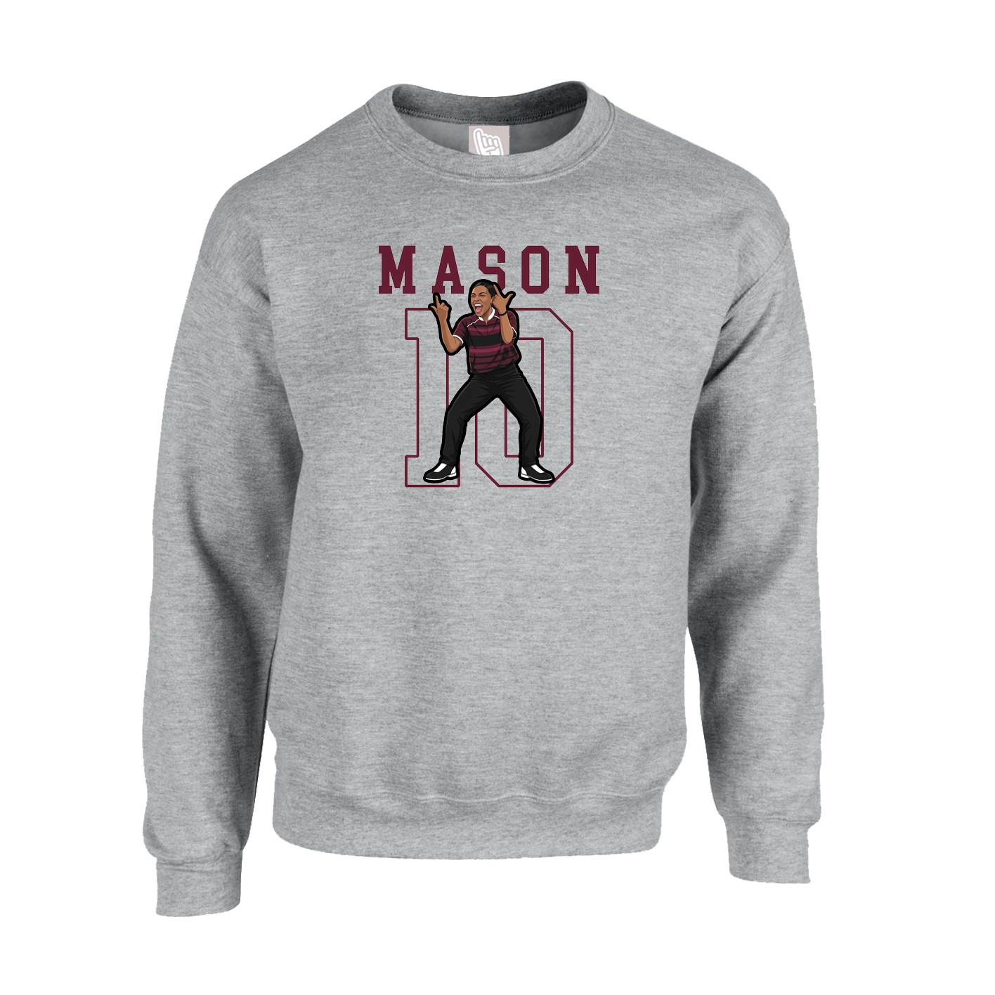 Fleece Crew — Shirsey in Grey