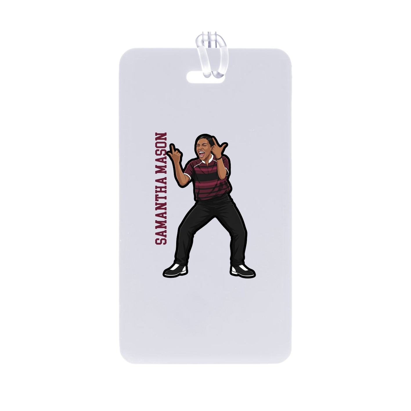 Bag Tag — Name Vertical in Classic
