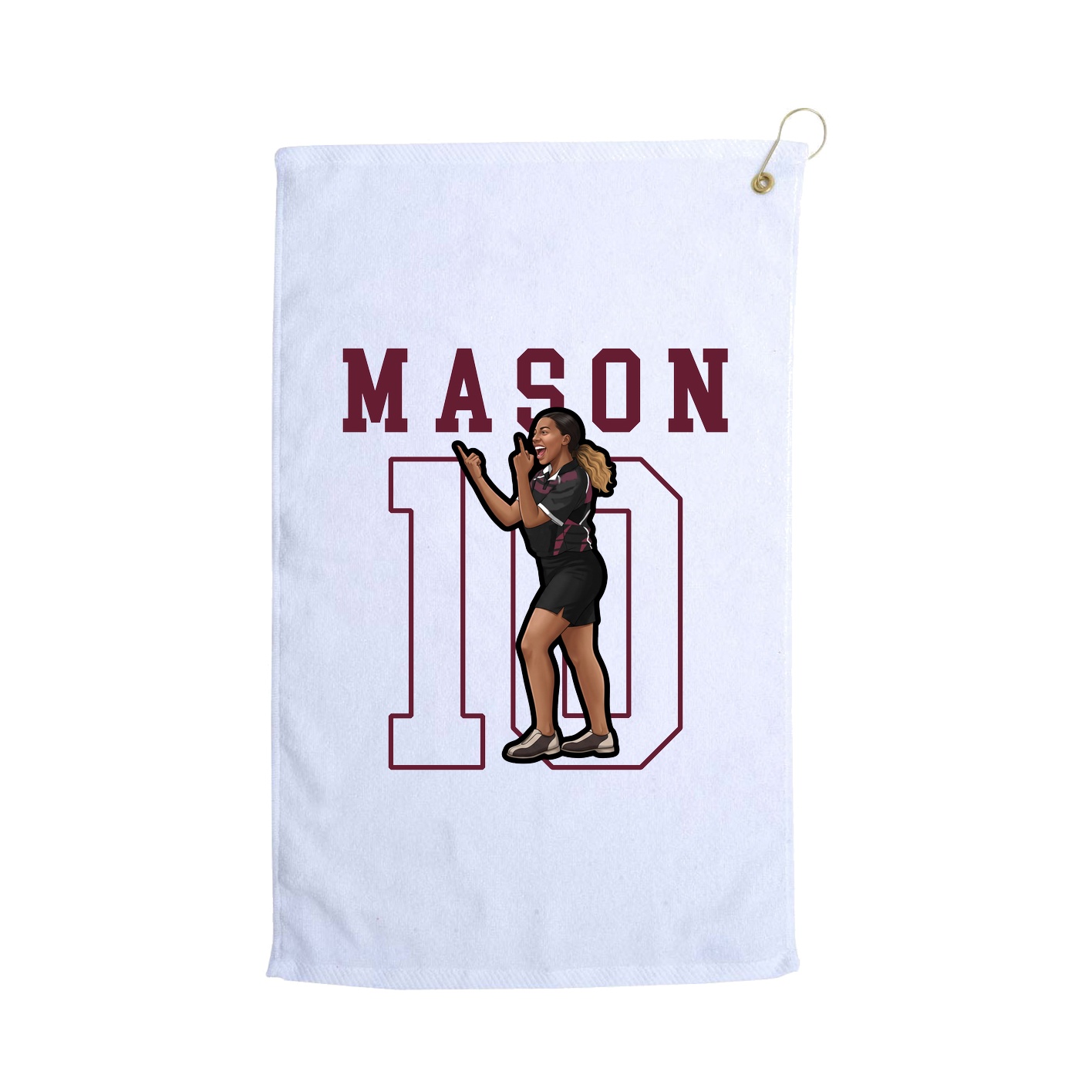 Golf Towel — Shirsey in White