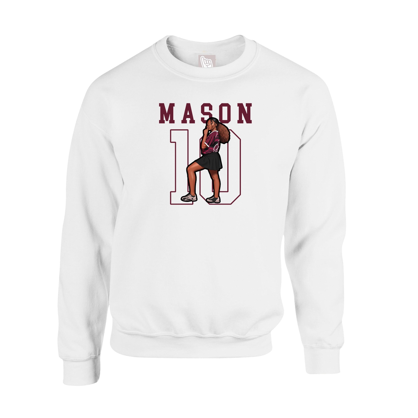 Fleece Crew — Shirsey in White