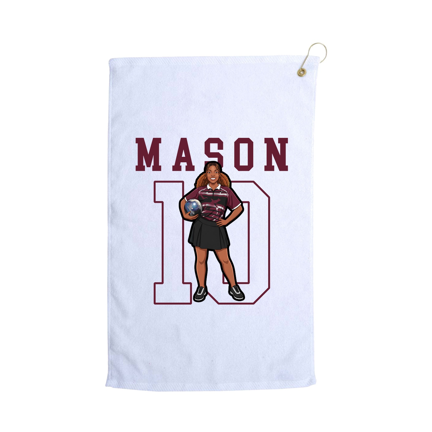 Golf Towel — Shirsey in White