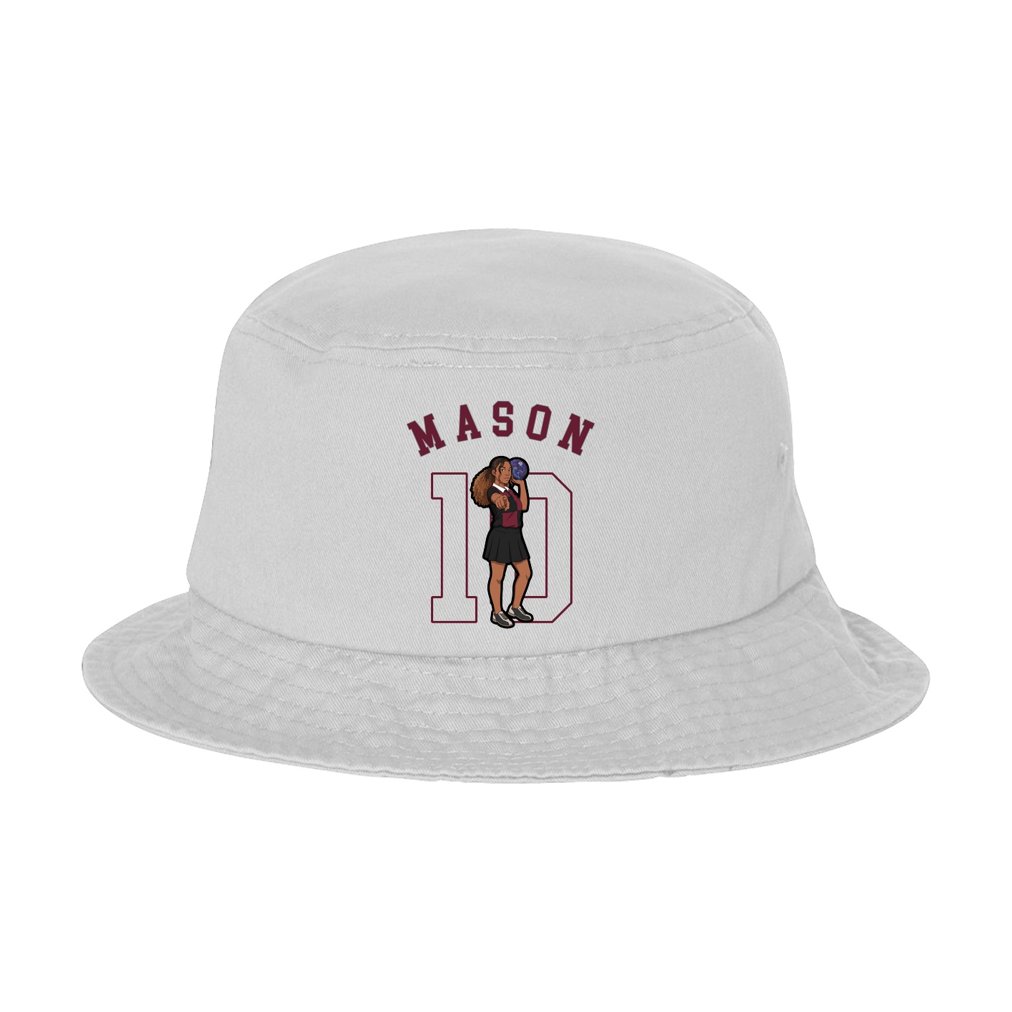 Bucket Cap — Shirsey Arch in White