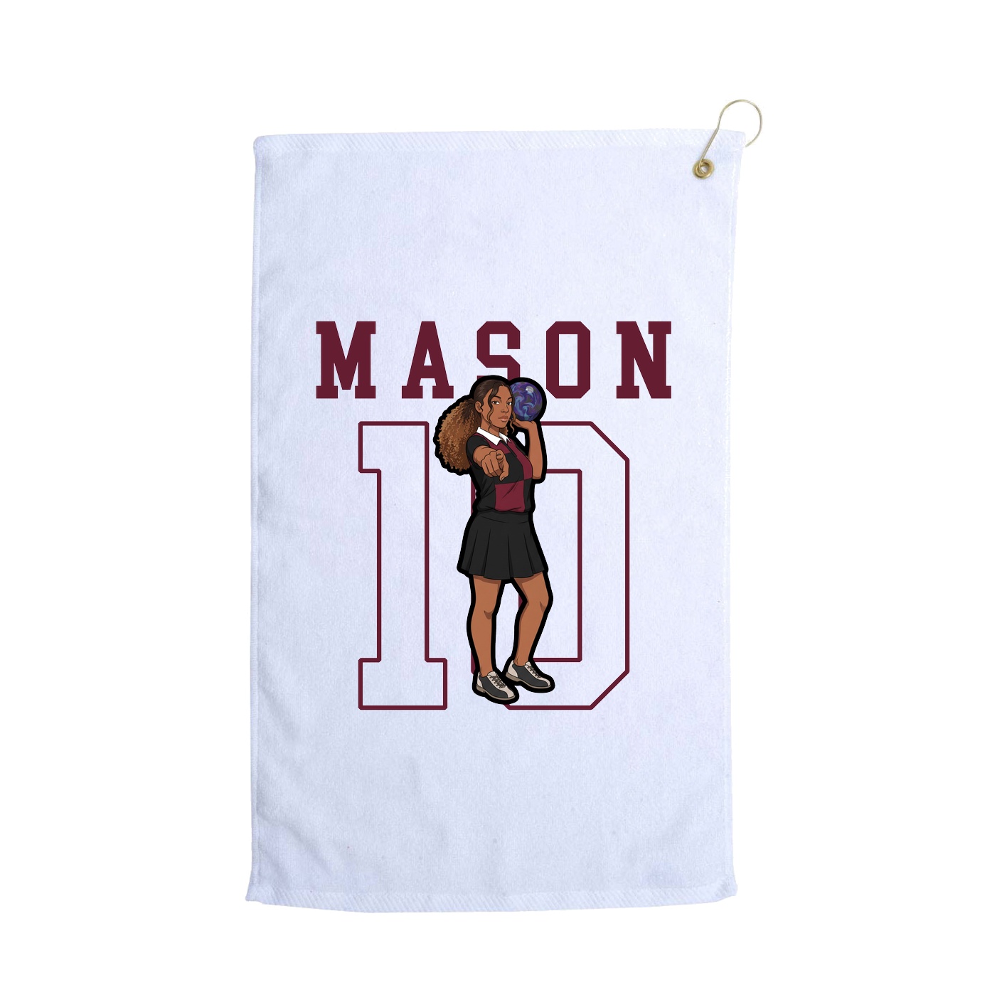 Golf Towel — Shirsey in White