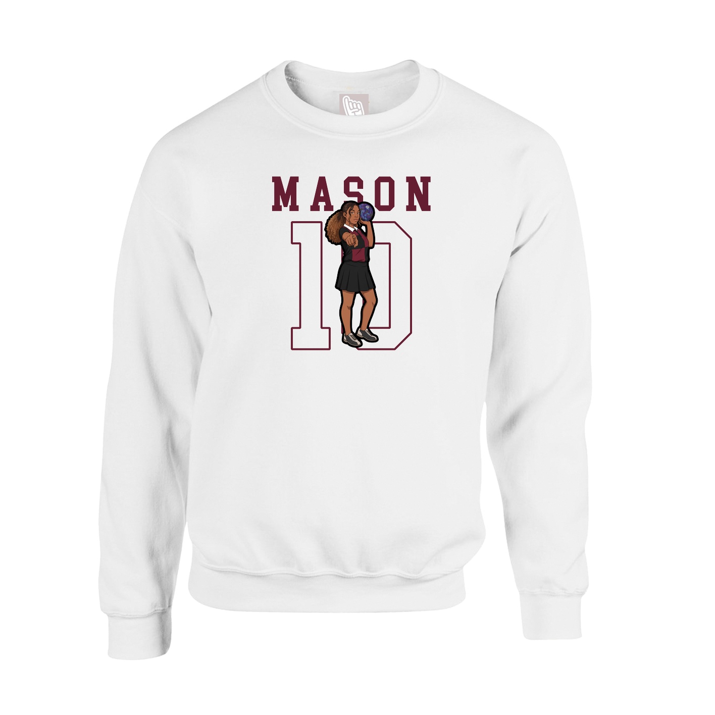 Fleece Crew — Shirsey in White