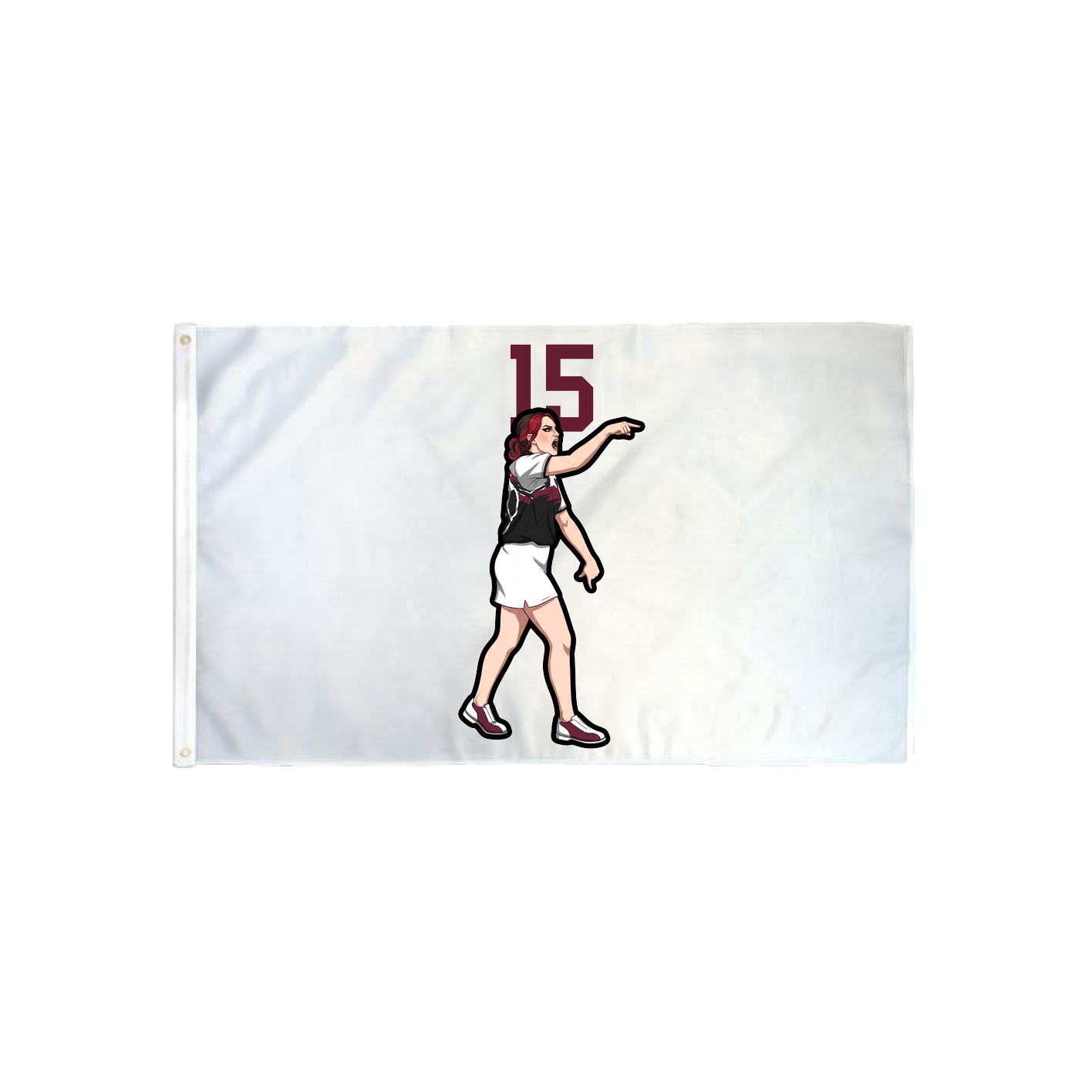 3x5 Flag — Number Top in Classic