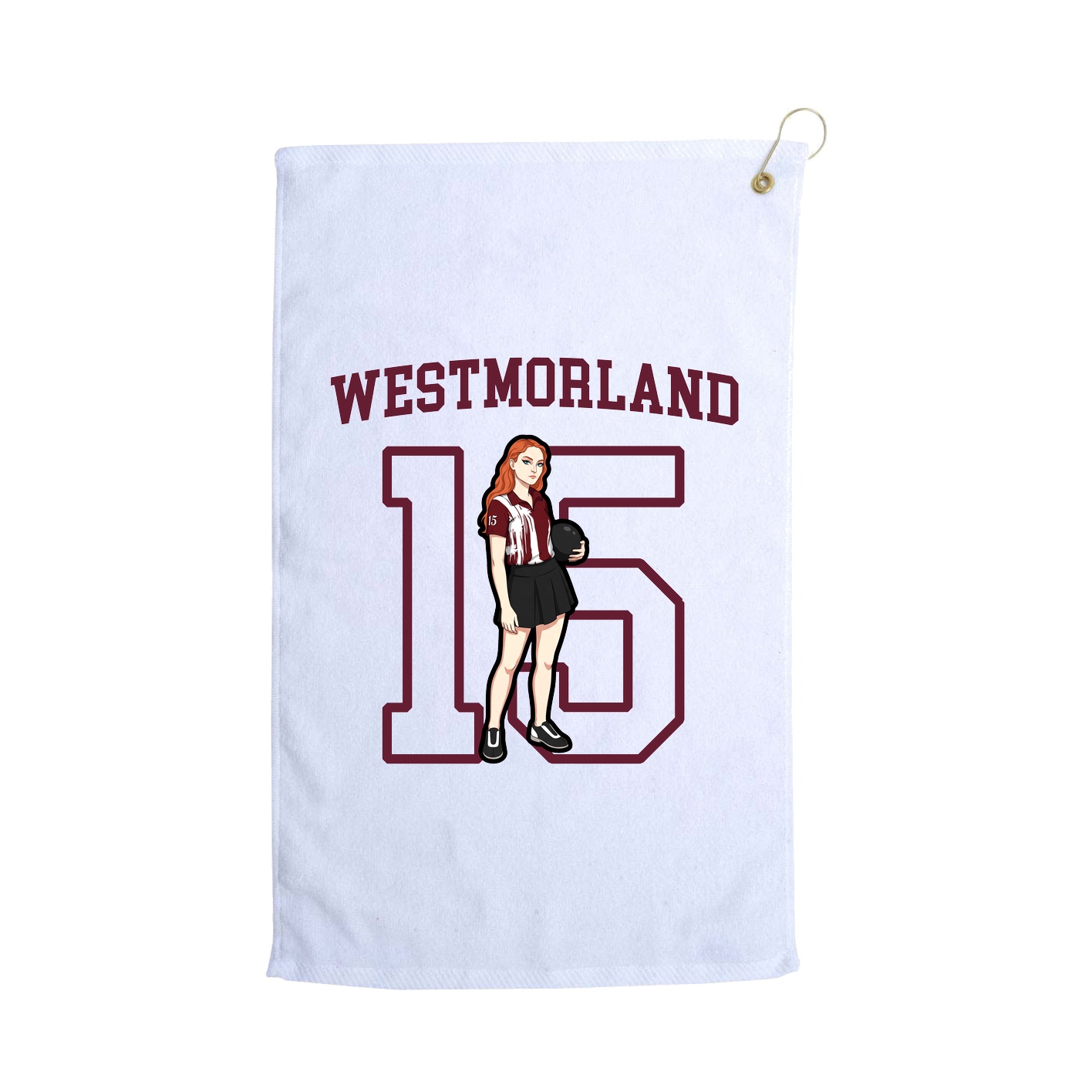 Golf Towel — Shirsey in White