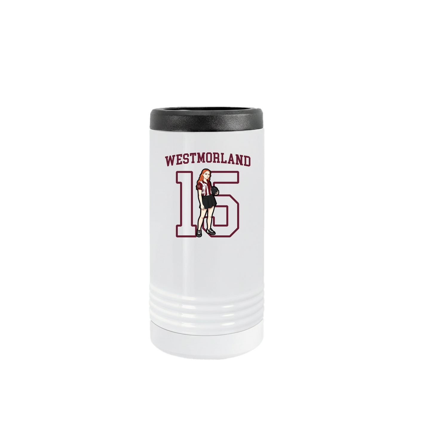 Slim Beverage Holder — Shirsey in White