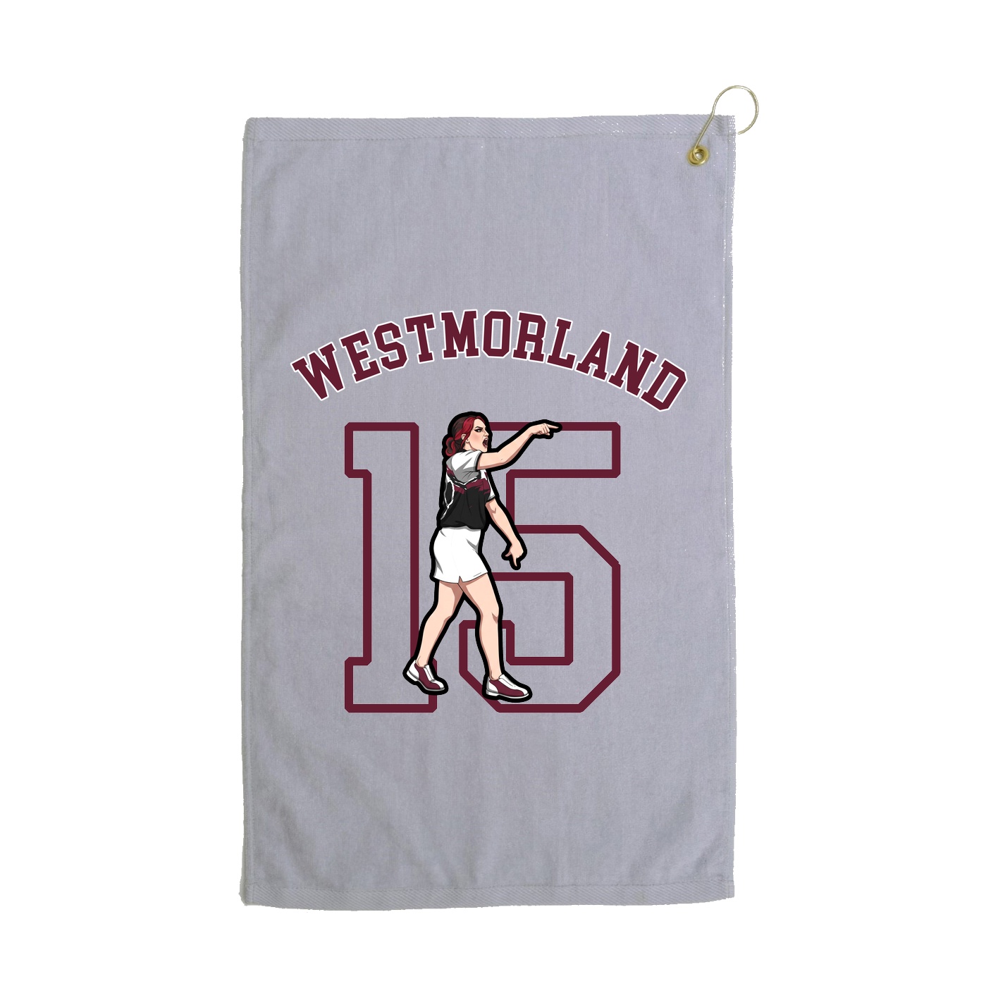 Golf Towel — Shirsey Arch in Grey