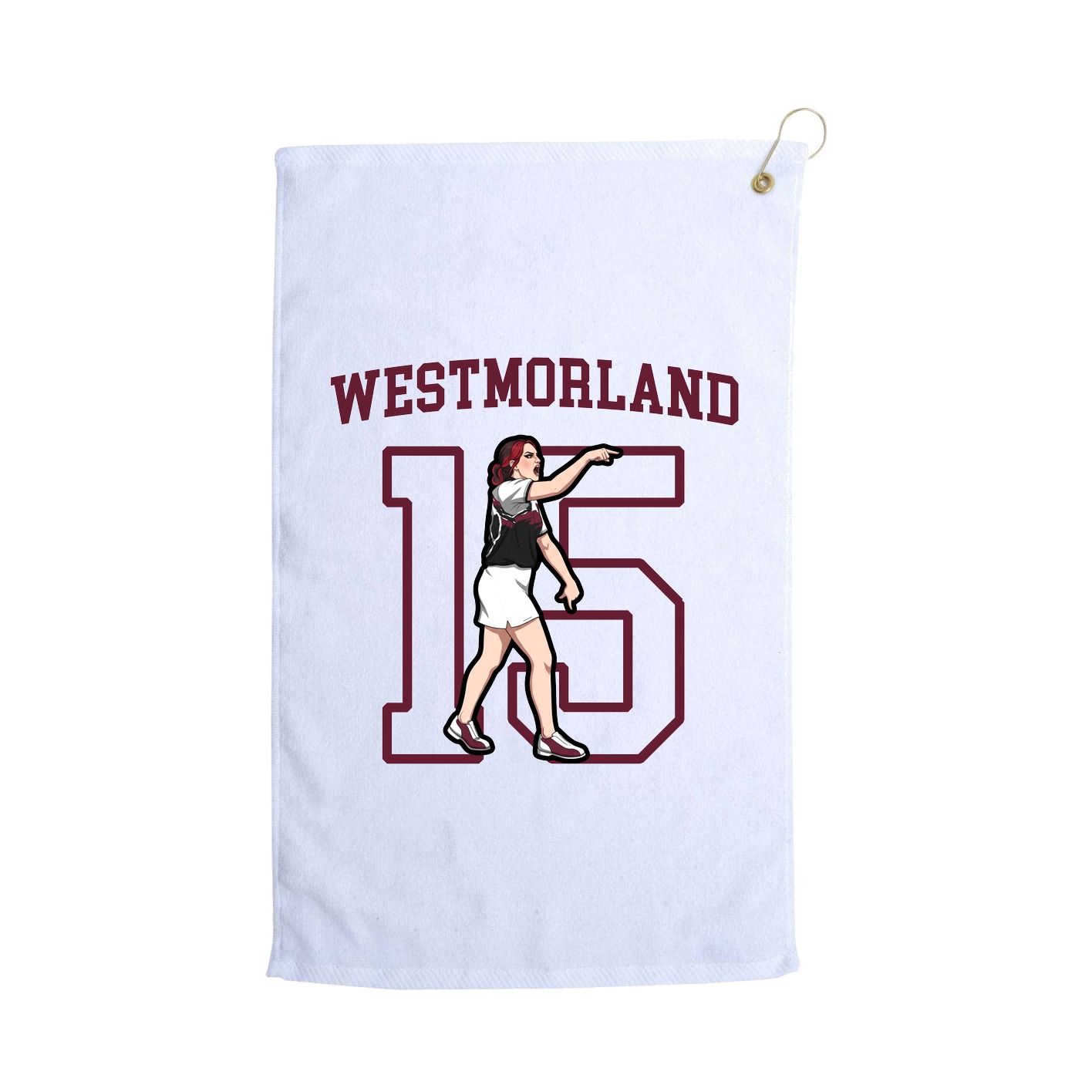 Golf Towel — Shirsey in White