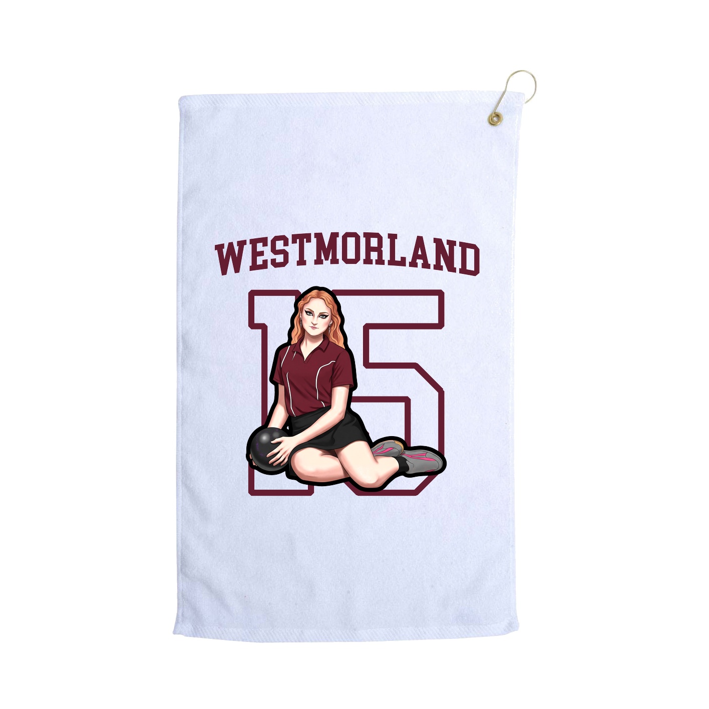 Golf Towel — Shirsey in White