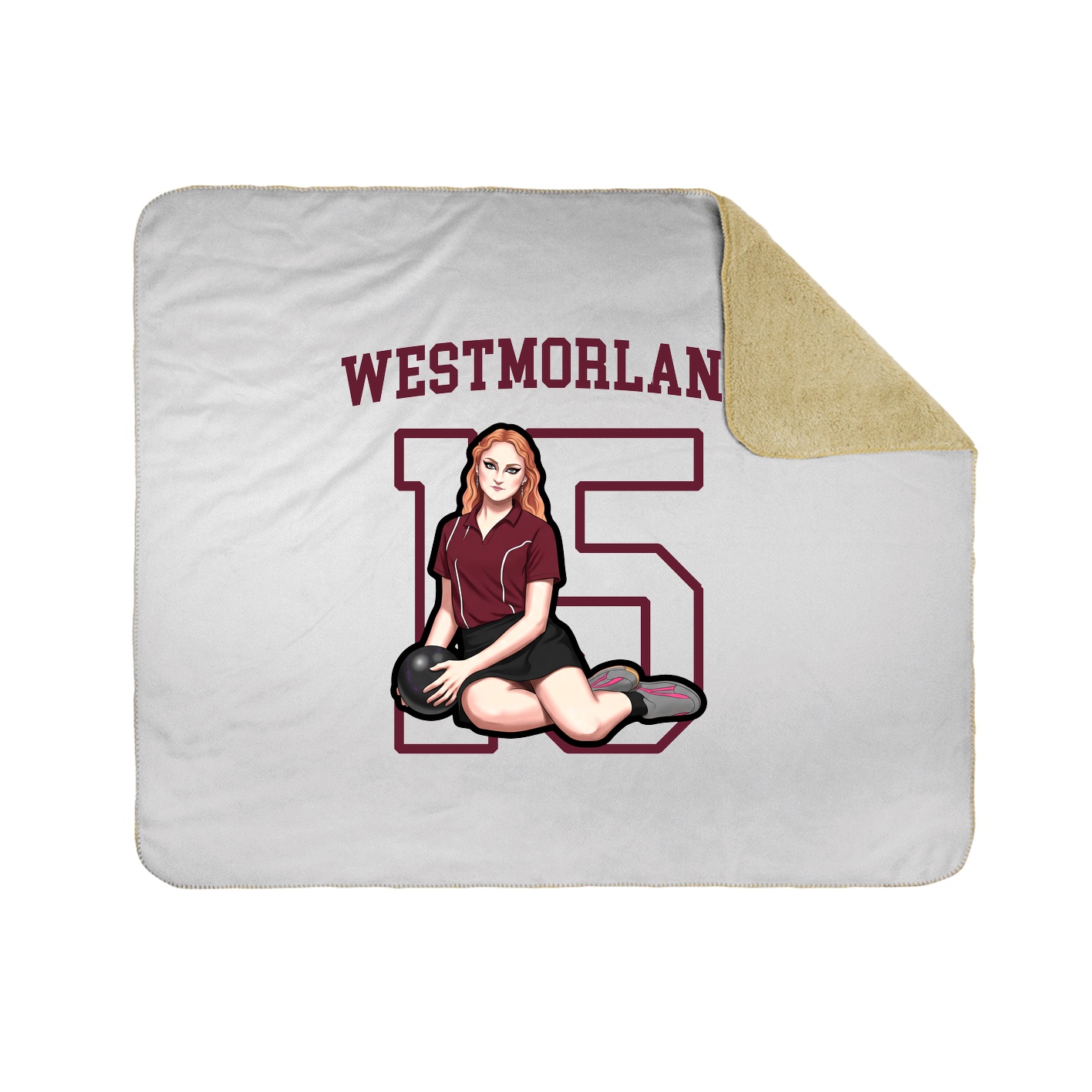 Throw Blanket — Shirsey in White