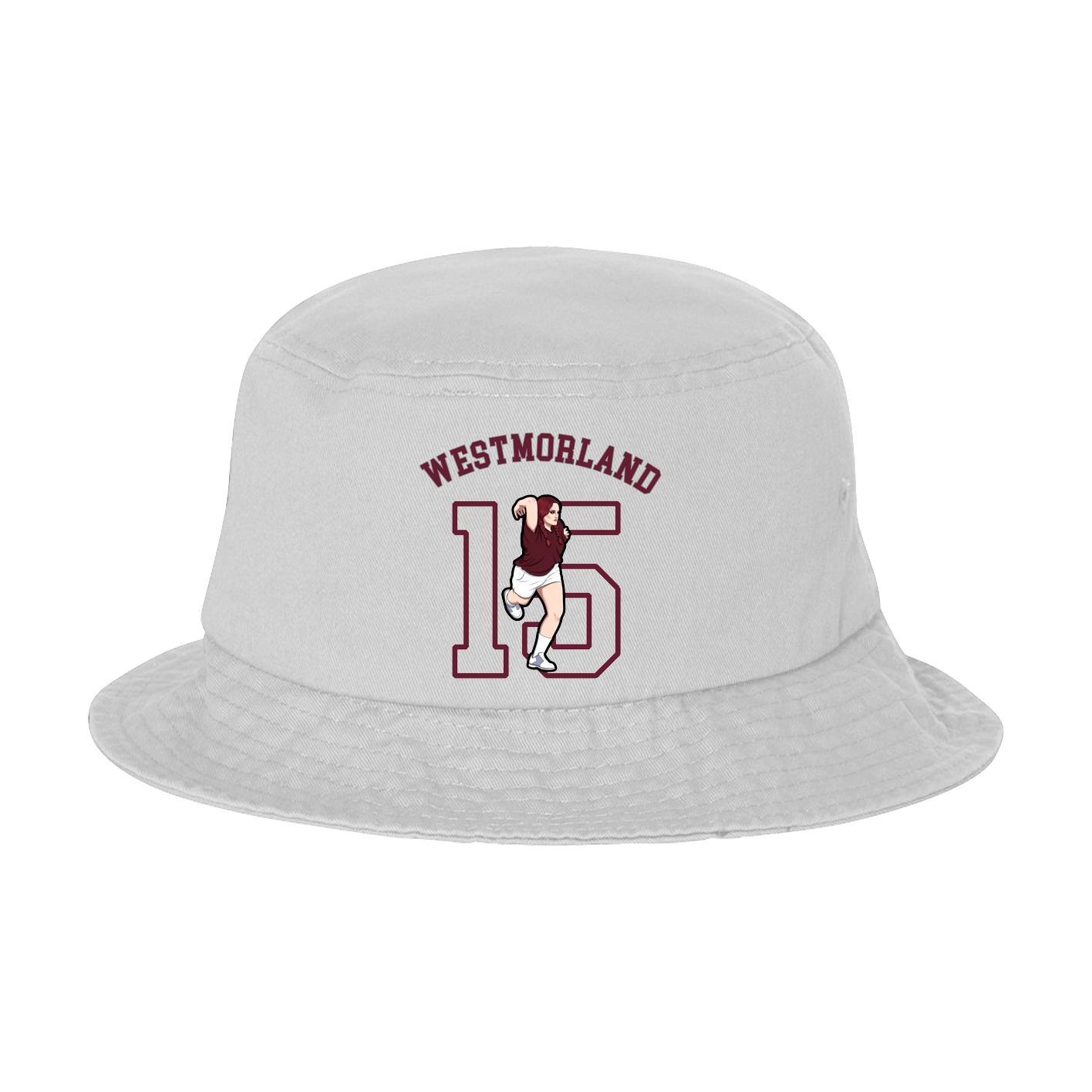 Bucket Cap — Shirsey Arch in White