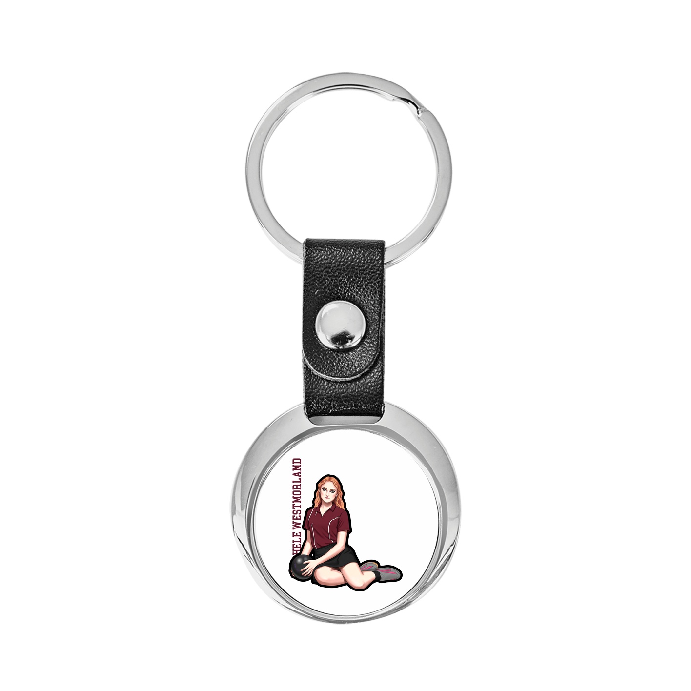 Key Chain — Name Vertical in Classic