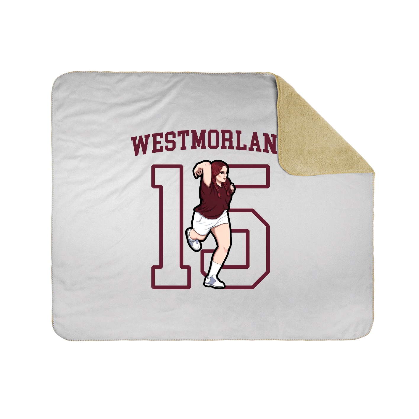 Throw Blanket — Shirsey in White