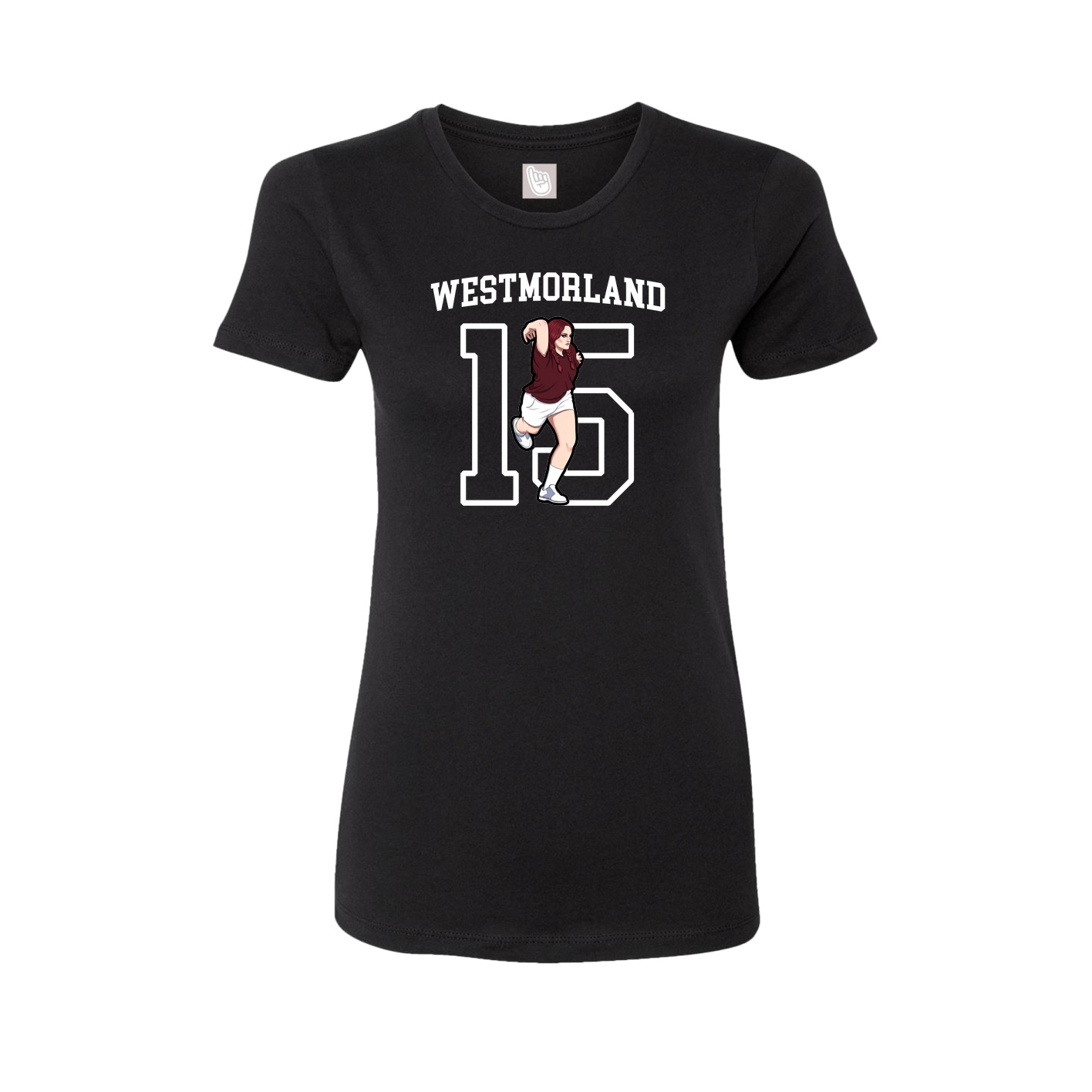 Fitted Women's Tee — Shirsey in Black