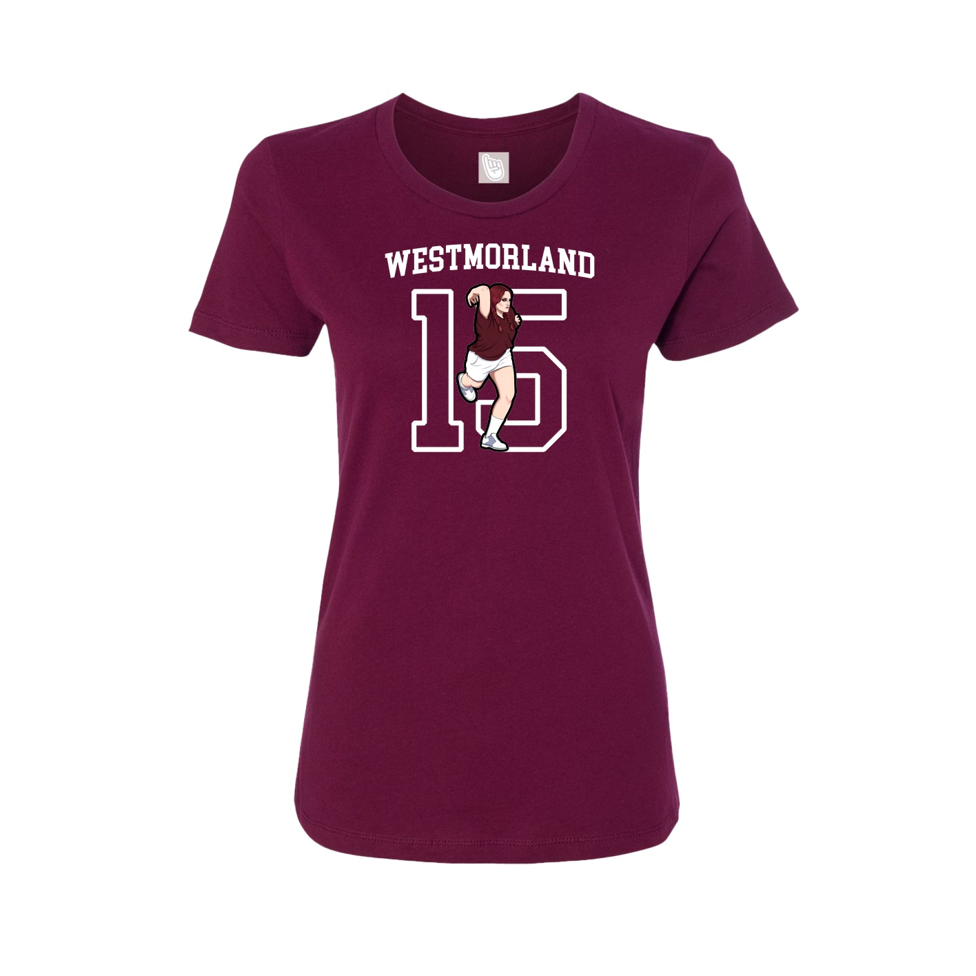 Womens Tee — Shirsey in Maroon