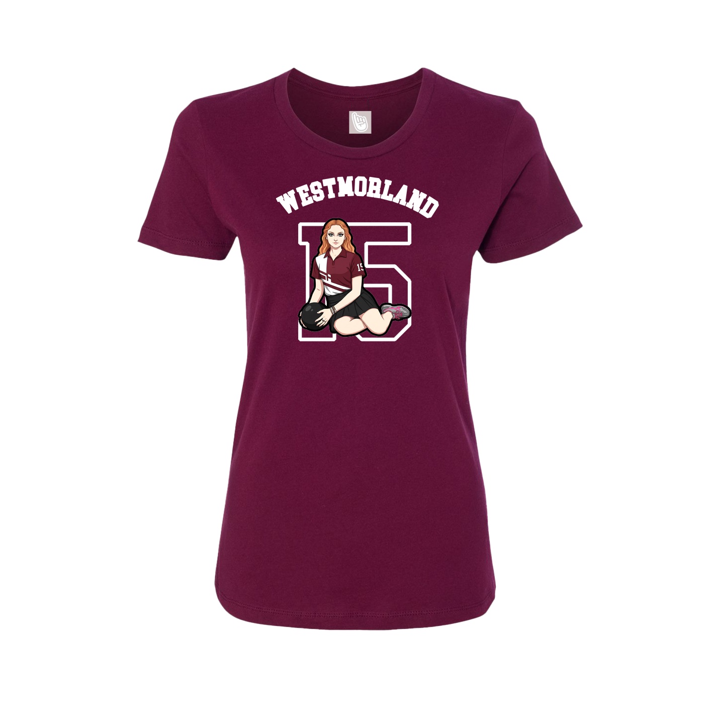 Womens Tee — Shirsey Arch in Maroon