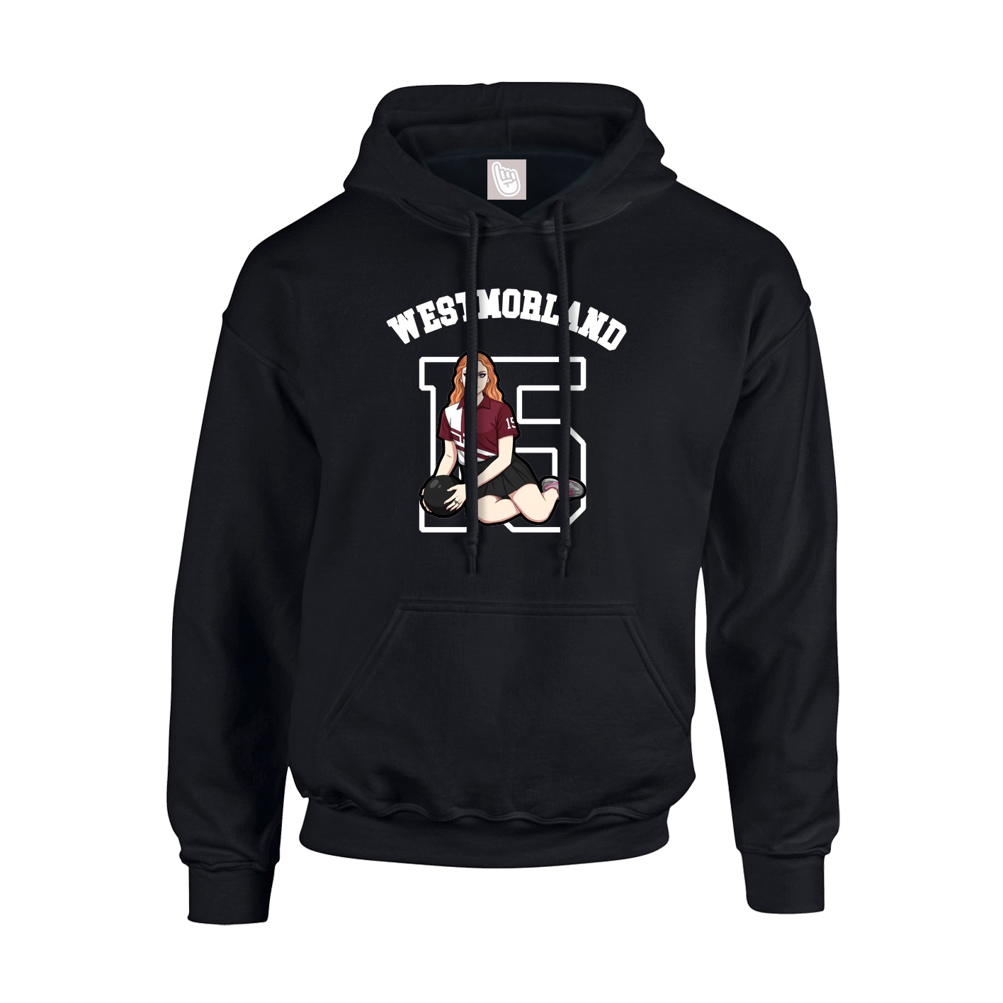 Hoodie — Shirsey Arch in Black