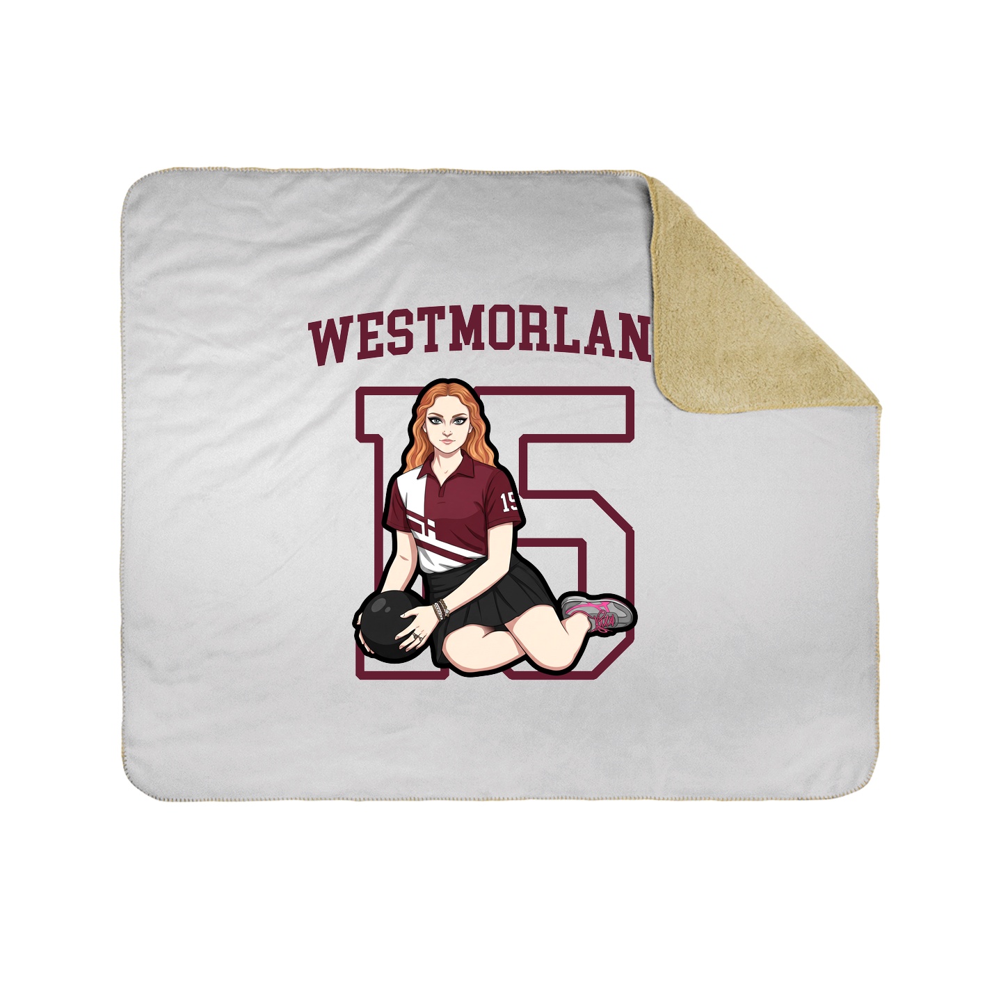 Throw Blanket — Shirsey in White