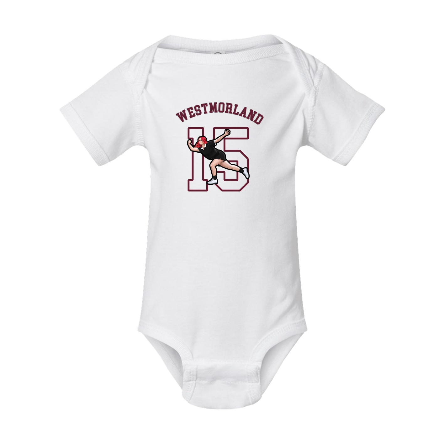 Baby Onesie — Shirsey Arch in White