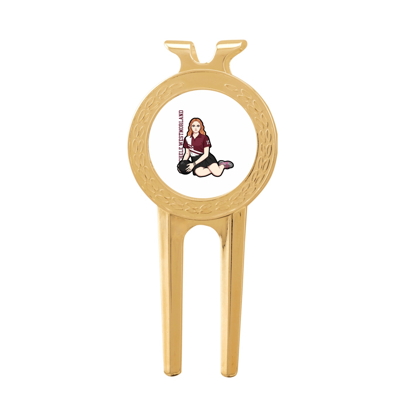 Divot Tool with Ball Marker — Name Vertical in Classic