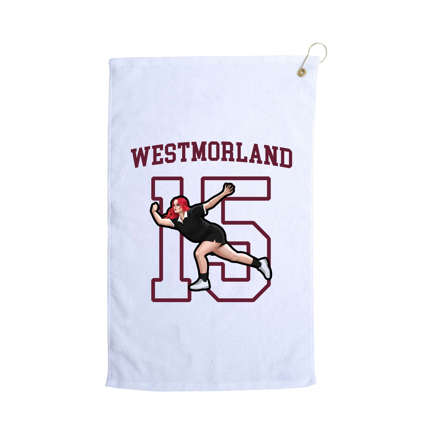 Golf Towel — Shirsey in White
