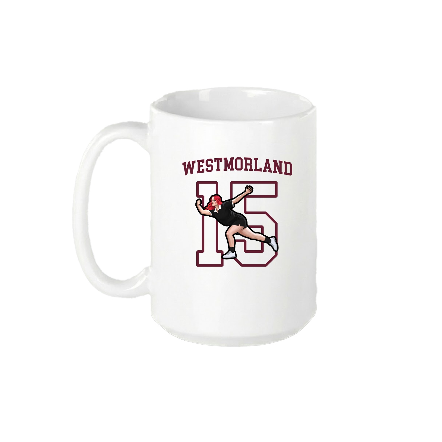 15oz Coffee Mug — Shirsey in White
