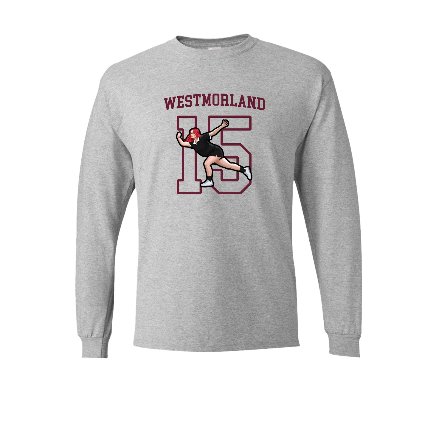Long Sleeve Tee — Shirsey in Grey