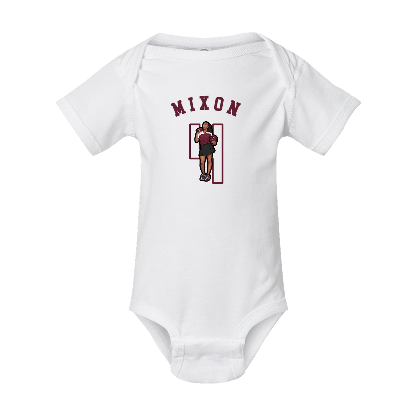 Baby Onesie — Shirsey Arch in White