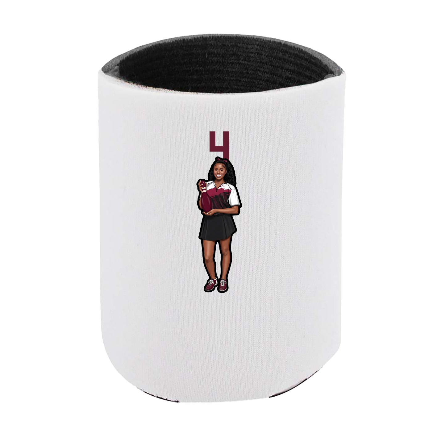 Can Holder — Number Top in White