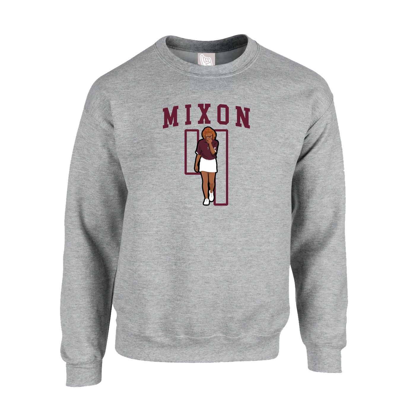 Fleece Crew — Shirsey in Grey