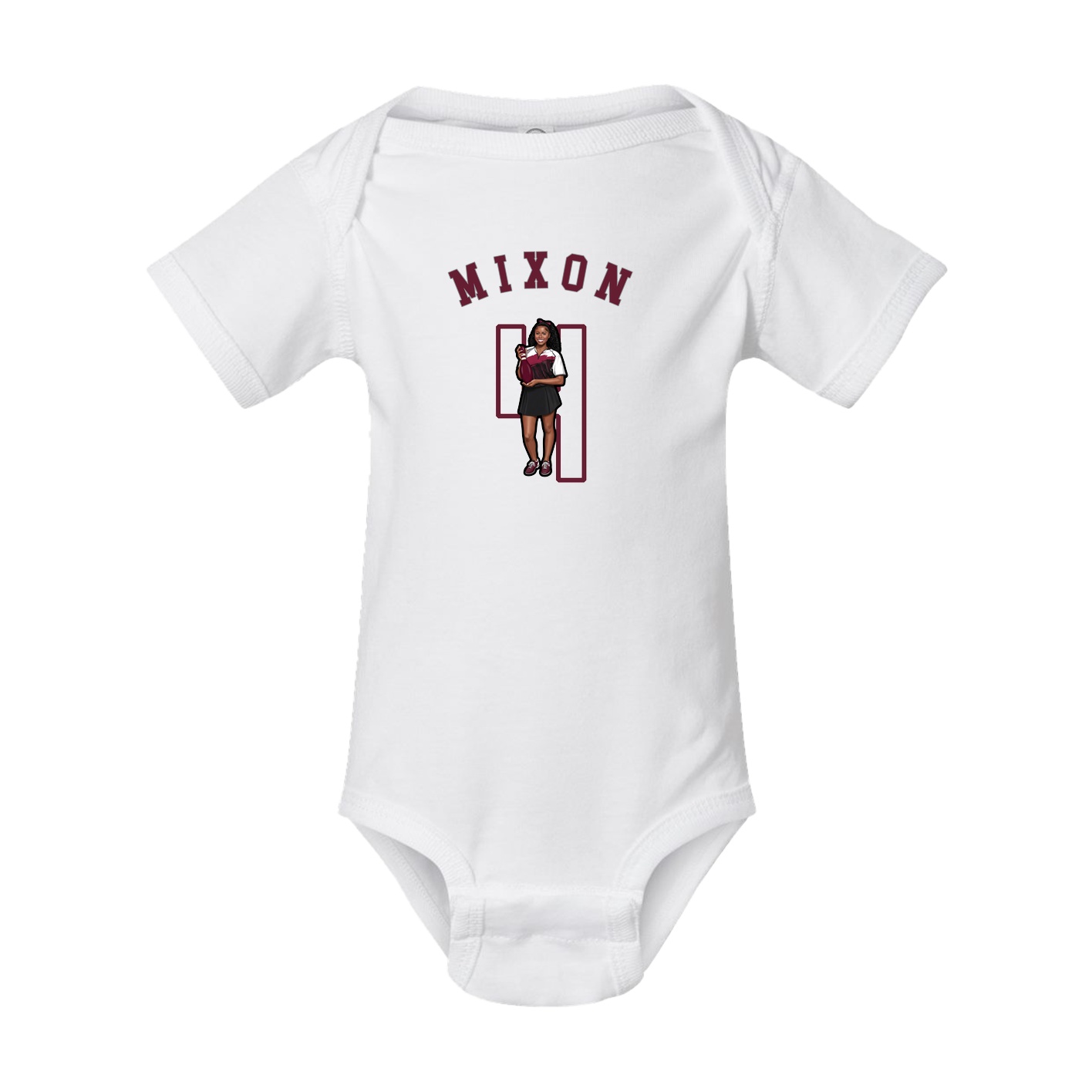 Baby Onesie — Shirsey Arch in White