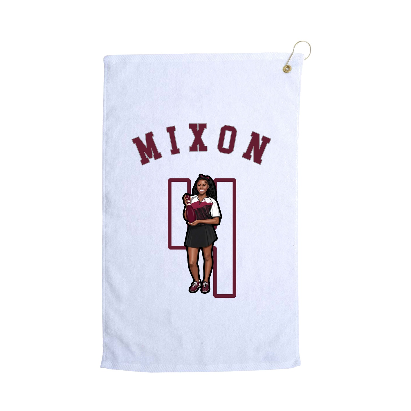 Golf Towel — Shirsey Arch in White