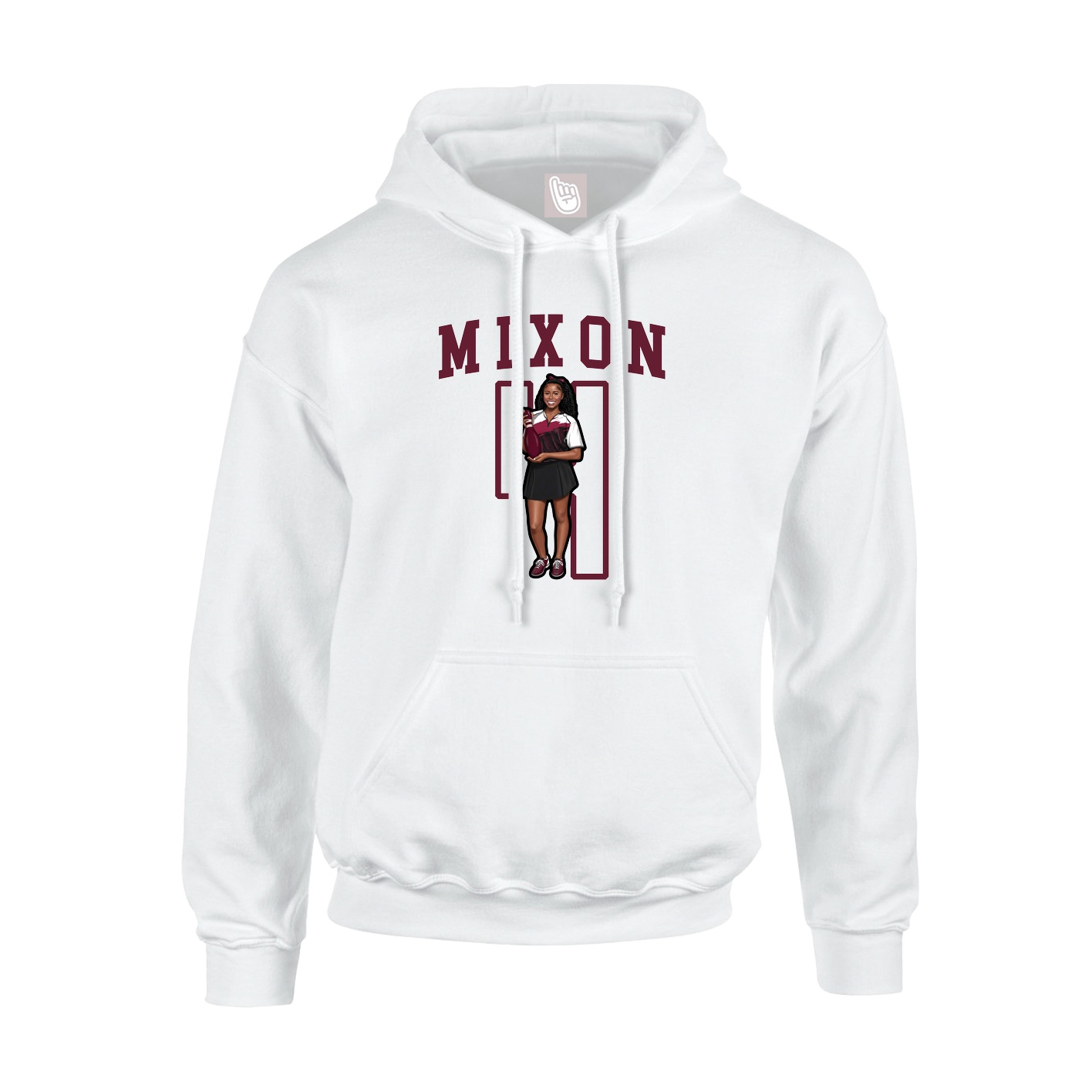 Hoodie — Shirsey in White